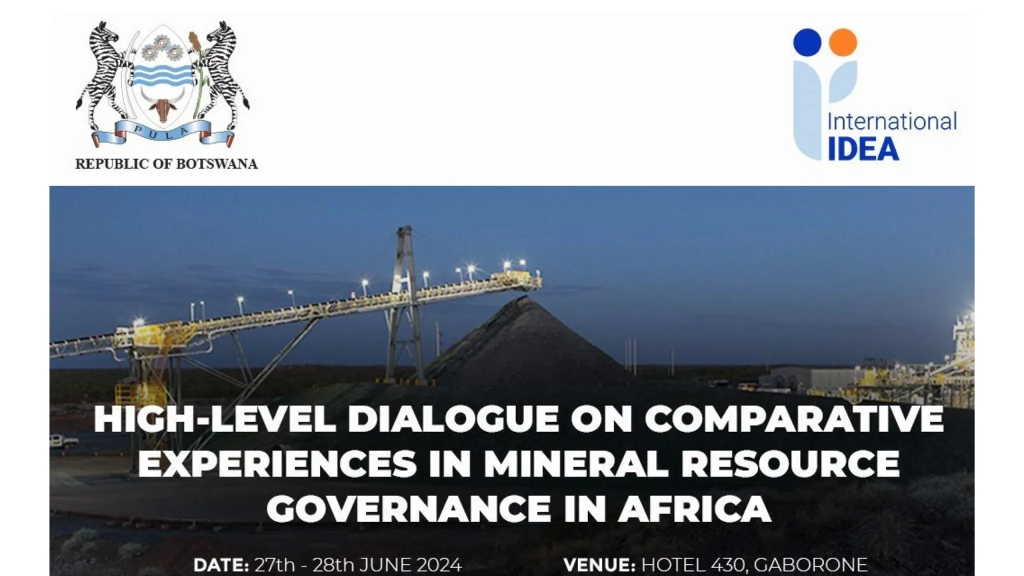 MRG Conference, Gaborone, International IDEA